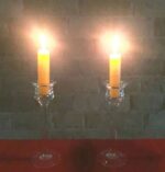 Juego x2 candelabros medianos
