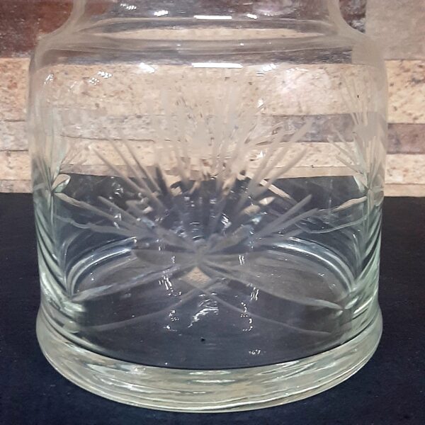 Jarra de noche 800 ml con asa tallado a mano - Imagen 9
