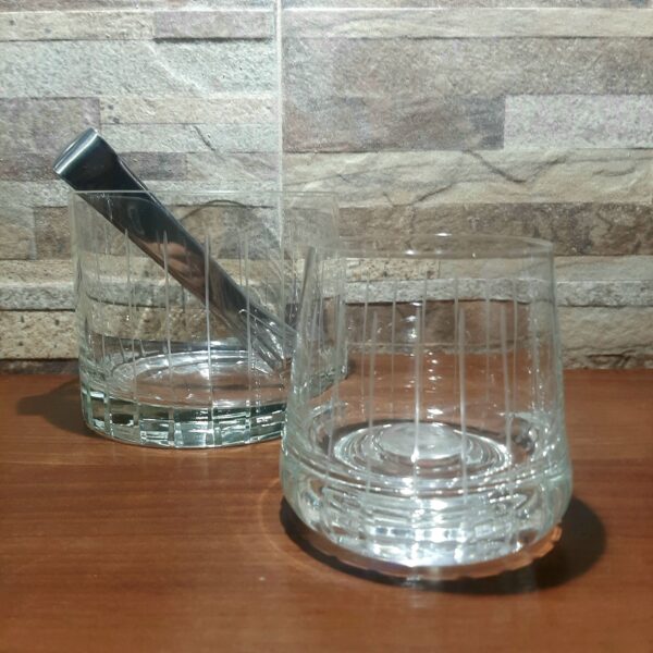 juego x6 vaso whisky Danes tallado filete - Imagen 5