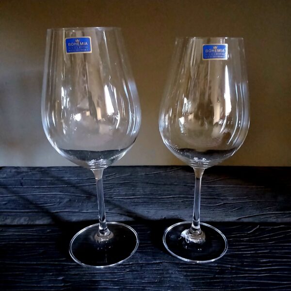 Copas de Cristal bohemia x6 mod. sarah 690 ml - Imagen 2