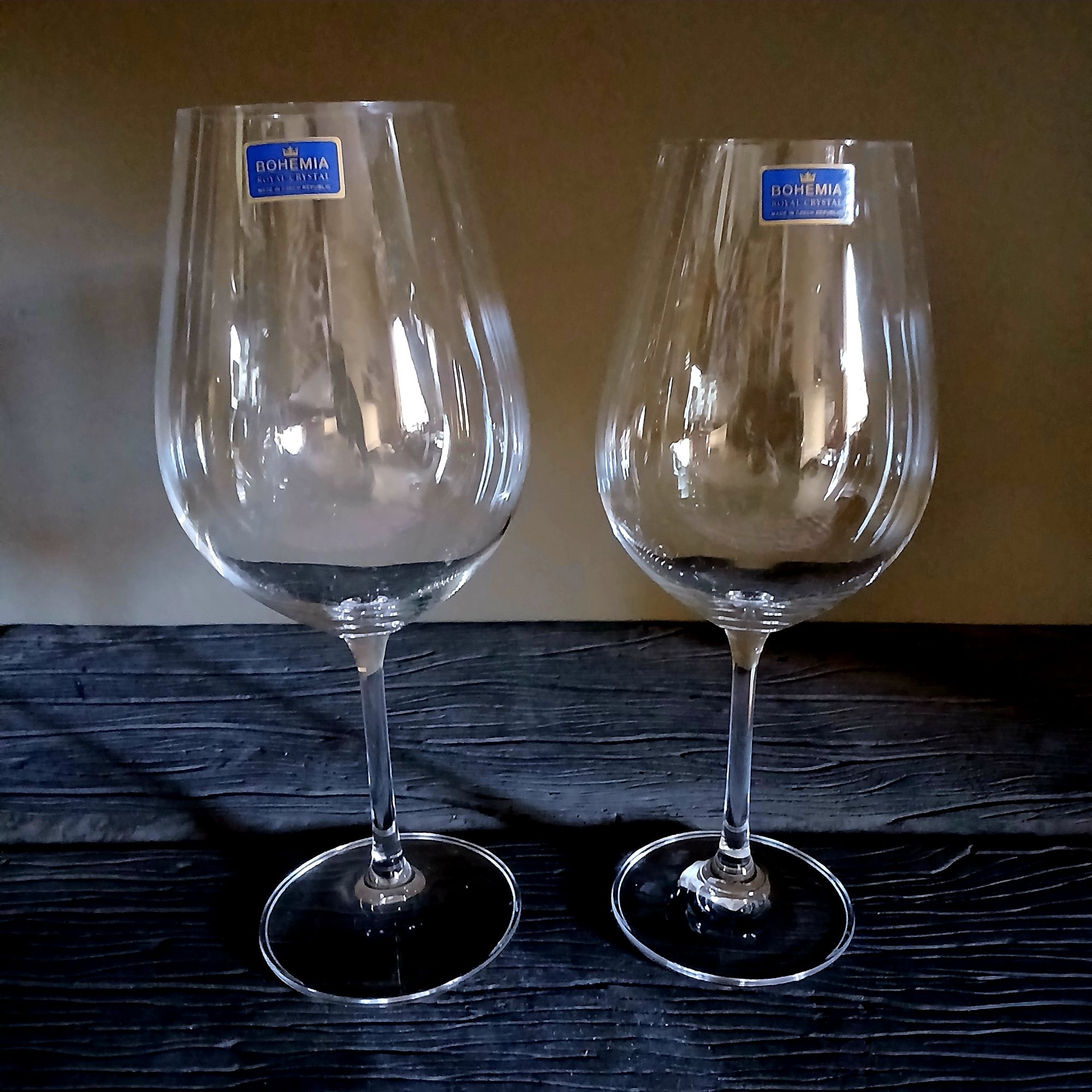 Copas de Cristal bohemia x6 mod. sarah 690 ml - Imagen 2