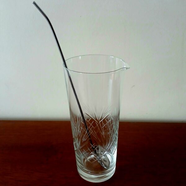 vaso de composicion 1 lt tallado a mano - Imagen 8