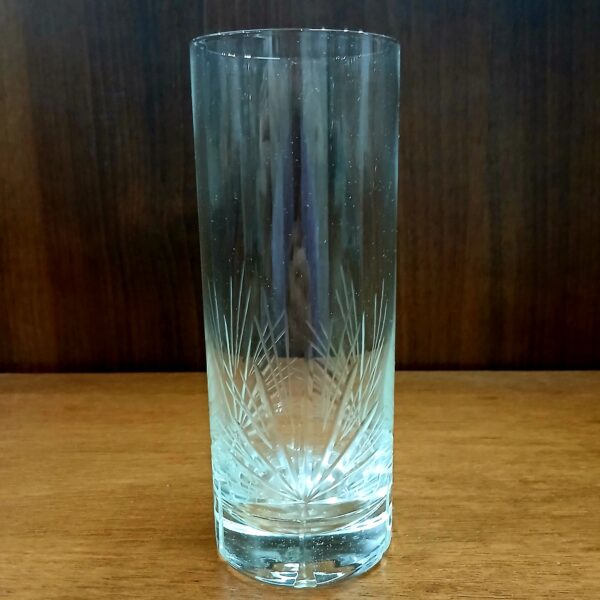 juego de vasos trago largo x6 tallados a mano - Imagen 5