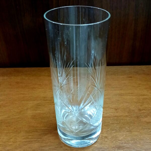 juego de vasos trago largo x6 tallados a mano - Imagen 7