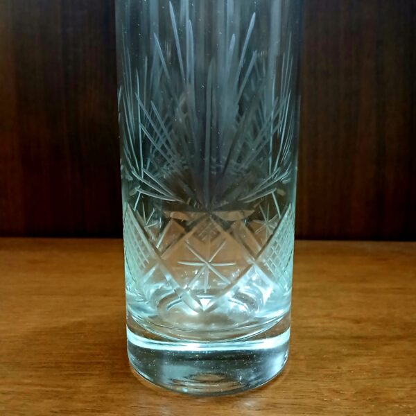 juego de vasos trago largo x6 tallados a mano - Imagen 9