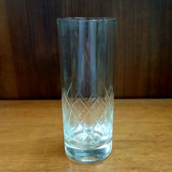 juego de vasos trago largo x6 tallados a mano - Imagen 2