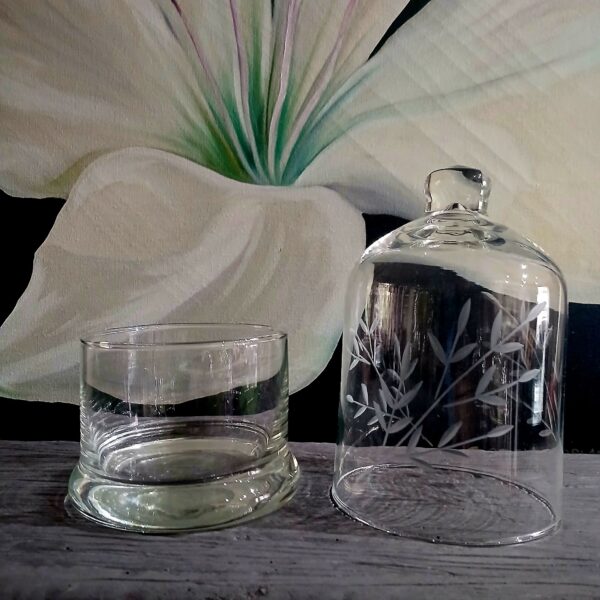 fanal campana con vaso portavela - Imagen 7