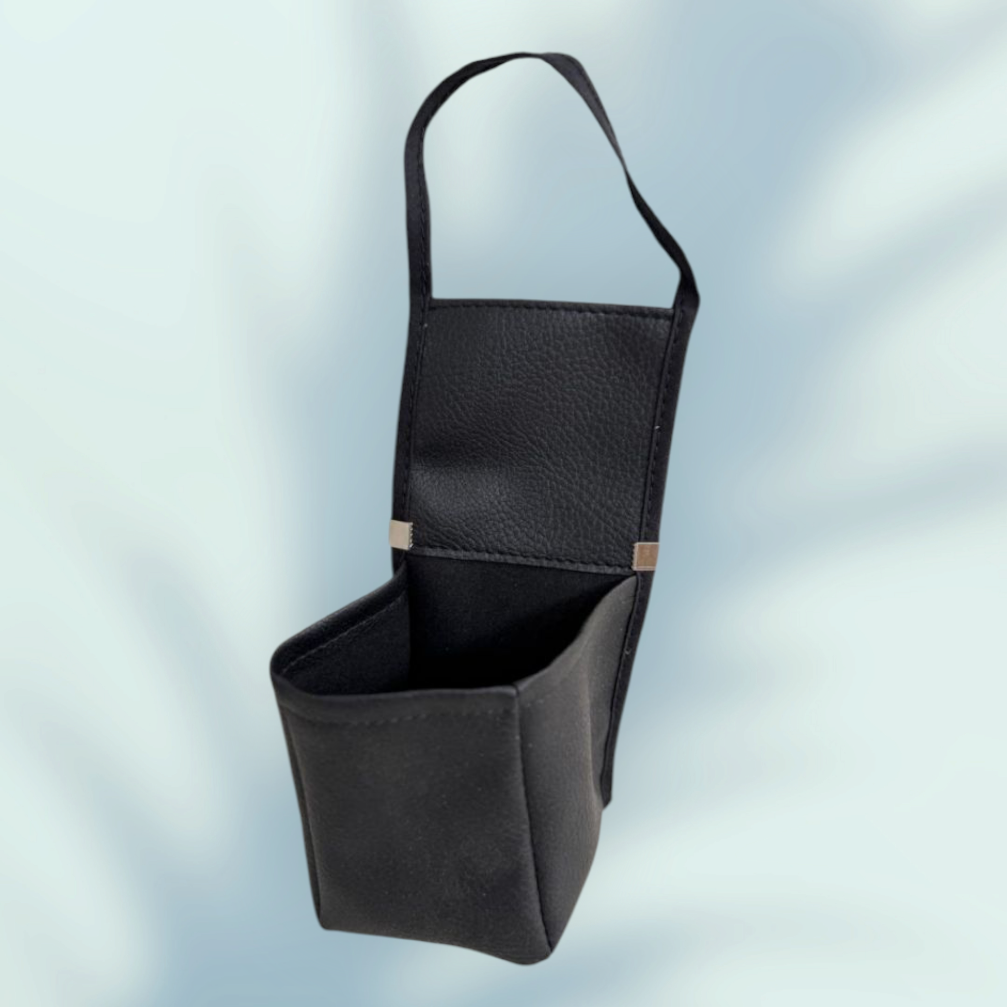 Porta Mate auto ecocuero negro
