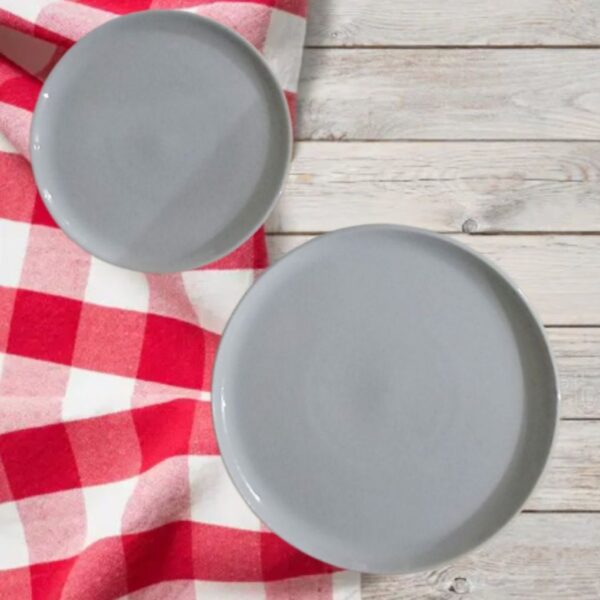 Juego x6 Plato postre mod. STACK porcelana verbano