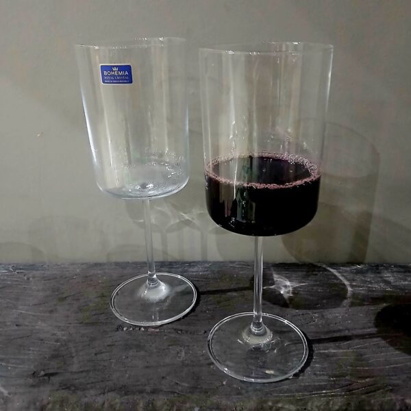 copas de vino x4 mod. Anita bohemia titanium 400 ml - Imagen 3