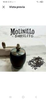 molinillo de pimienta barrilito