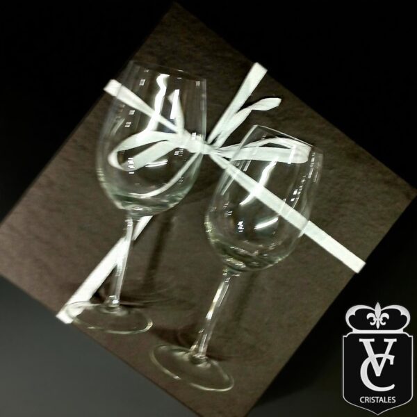 juego x2 copa premiun personalizada con nombre o iniciales con caja especial - Imagen 6
