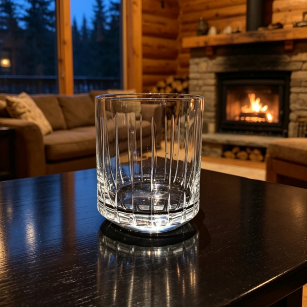 Vaso whisky mareado x6 410 ml tallado filete