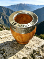 mate imperial algarrobo virola acero fleje de alpaca
