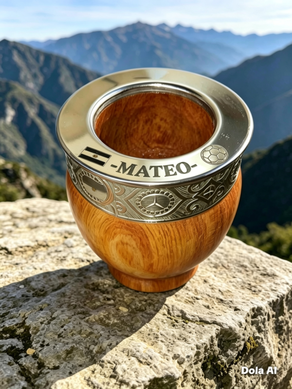 mate imperial algarrobo virola acero fleje de alpaca