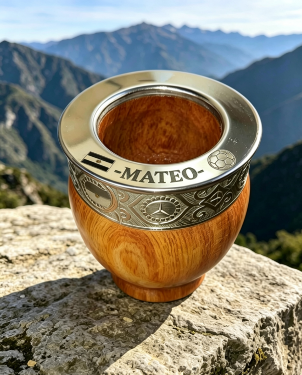 mate imperial algarrobo virola acero fleje de alpaca