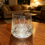 juego x6 vaso whisky Danes tallado palmera