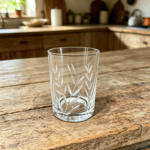 Vaso retro 250 ml hojitas
