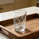 juego x6 Vaso retro  rombos y estrellas