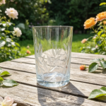 juego x 6 Vaso retro hojitas