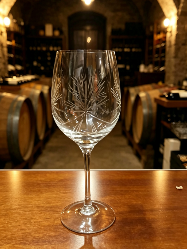 Copa de vino x6 mod. cabernet 750 ml tallado palmera