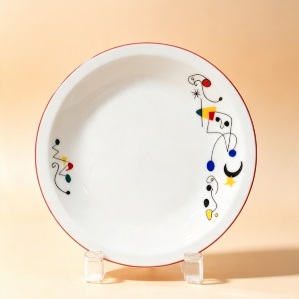 Juego x 6 Plato postre porcelana Tsuji 469 MIRO