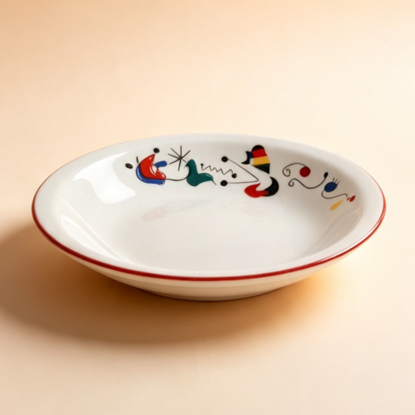 Juego x6 Plato hondo porcelana Tsuji 469 MIRO