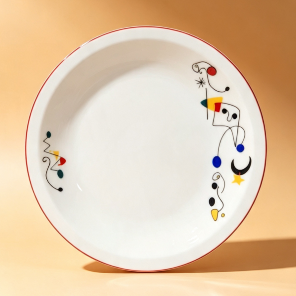 Juego x 6 Plato playo porcelana Tsuji 469 MIRO