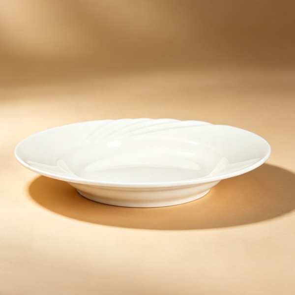Juego x 6 Plato hondo mod. marzia porcelana verbano