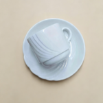 Juego x 6 tazas de cafe Mod. Marzia porcelana verbano