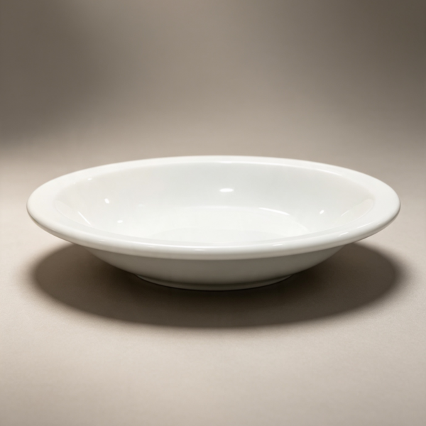 Juego x 6 Plato hondo linea recta porcelana verbano